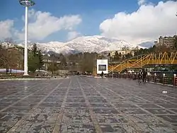 Вид на гору Точал со стороны парка