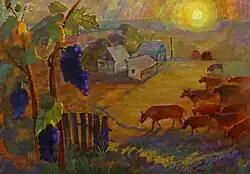 «Возвращение стада», б/а/п, 70х85, 2010