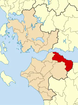 Эйялия на карте