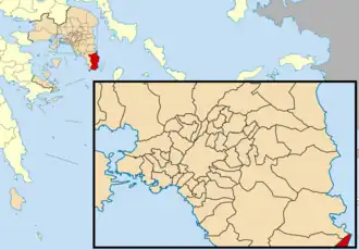 Лавреотики на карте