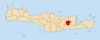 Оропедио-Ласитион на карте