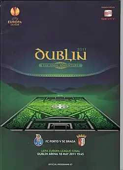 Обложка официальной программы к матчу
