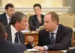 С Игорем Сечиным, 2012 год