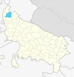 Музаффарнагар на карте