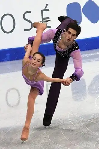 Василиса Даванкова и Андрей Депутатна чемпионате мира среди юниоров (2012)