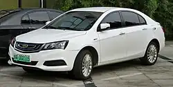 Geely Emgrand EV рестайлинг спереди