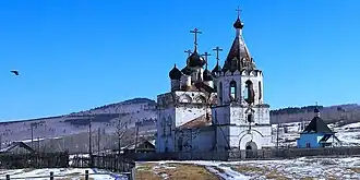 Успенская церковь в селе Калинино — соборный храм бывшего Нерчинского Успенского мужского монастыря, 1712 года постройки.