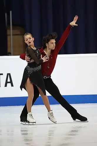 Казакова и Ревия на чемпионате мира среди юниоров 2019