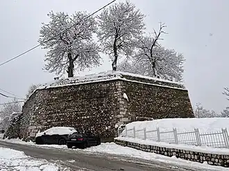 Жёлтая крепость зимой 2023 года