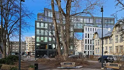 Начало улицы Крейцвальда(дома 3 и 5), 2023 год