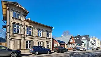 Улица Яана Поска в марте 2024 года