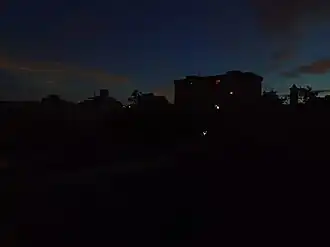 Полное отсутствие уличного освещения в Каталонии (Испания) во время отключения электроэнергии