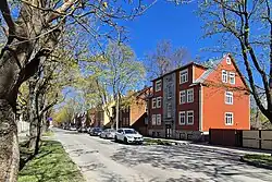 Чётная сторона улицы Вольта