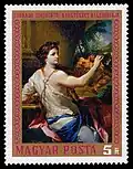 Полотно К. Джаквинто на почтовой марке Венгрии