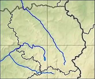 Крёз на карте