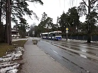 Перекрёсток с проспектом Мангалю