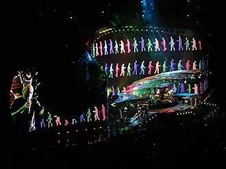 Участники Genesis на концерте в Питсбурге 9 сентября 2007 года