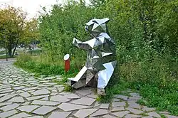 Арт-объект «Медведь» (август 2019)