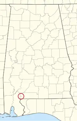 Порч-Крик на карте