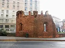 Остатки апсиды церкви на Пьяцца Миссори