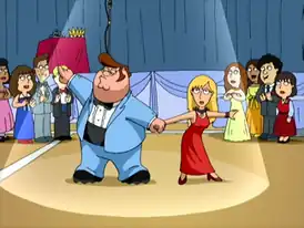 Лэндоу Гриффин танцует с Конни Д'Амико