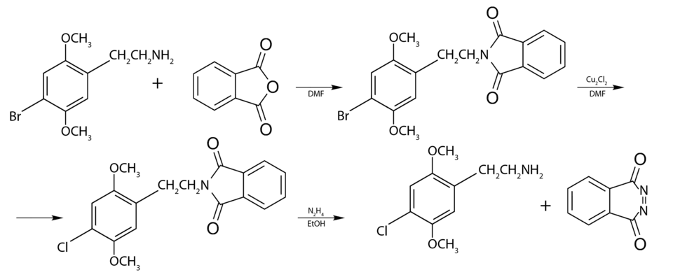 Синтез 2C-C из 2C-B.