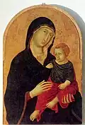 Мадонна с младенцем, ок. 1336, ц. Сан Бартоломео а Скампата, Фильине, Вальдарно