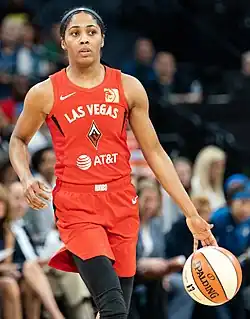 Колсон в игре за «Лас-Вегас Эйсес» против «Миннесота Линкс» (25 августа 2019 года)