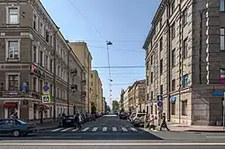 Вид на улицу с Московского проспекта