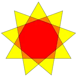 Девятиугольная звезда {9/3}