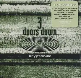 Обложка сингла 3 Doors Down «Kryptonite» (2000)