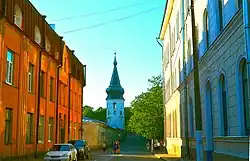 Вид улицы от бывшего шведского лицея