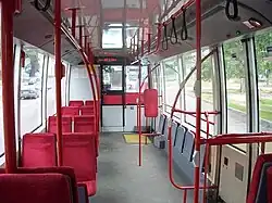 Салон троллейбуса АКСМ-42003А  № 4630 в Минске