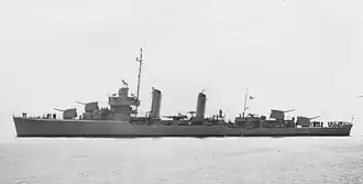 эсминец USS Carmick (DD-493) типа «Гливс»