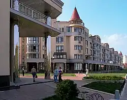 5-этажные жилые дома на Оболонской набережной, Киев (2009)