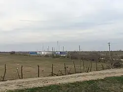 Газораспределительная станция на северной окраине села