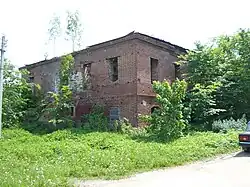 Прямухино. Сохранившееся здание мануфактуры, принадлежавшей Бакуниным