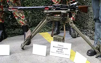 MG 51 на треножном станке