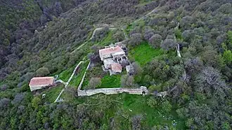 Вид на крепость с высоты птичьего полёта