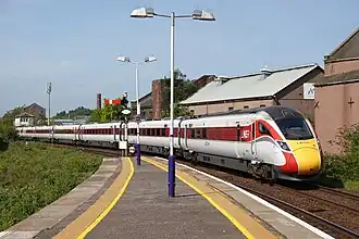 Электропоезд Class 800/1 на станции Arbroath.