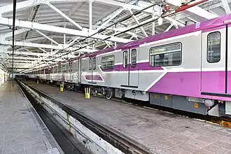 Электропоезд 81-760Б/761Б/763Б «Ока» в депо