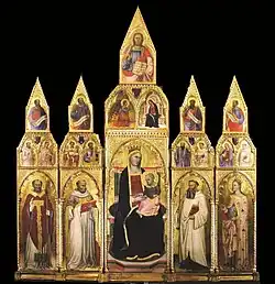 Полиптих из церкви Сан-Джероламо, Аньяно (Полиптих из Аньяно), 1386-95. Музей Палаццо Блу, Пиза