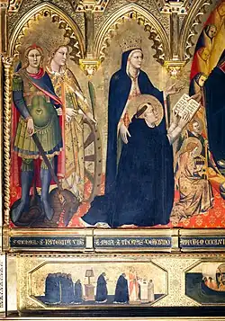 Алтарь Строцци. Деталь