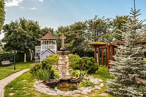 Памятный знак на месте бывшего кладбища