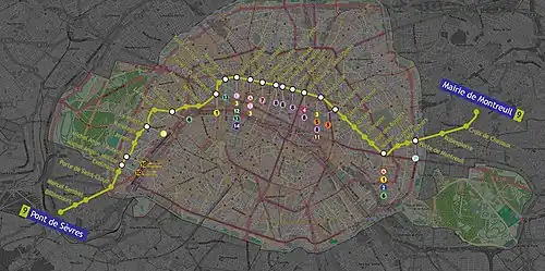 Карта линии