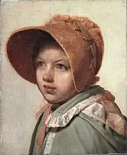 А. Г. Венецианов. Портрет Александры Венециановой. Около 1826Холст, масло. 40,4 × 32,6 смТретьяковская галерея, Москва