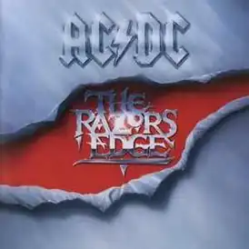 Обложка альбома AC/DC «The Razor's Edge» (1990)