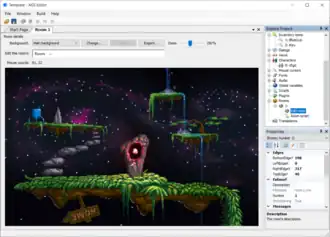 Скриншот программы Adventure Game Studio