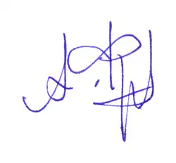 Изображение автографа