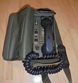Полевой телефон AT-75-A французской армии (экземпляр Иностранного легиона)